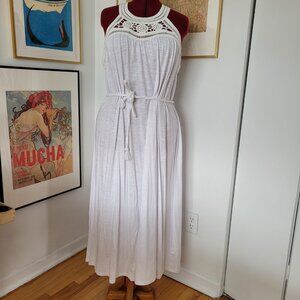 BODEN Women's White Maxi Dress Size 16-18